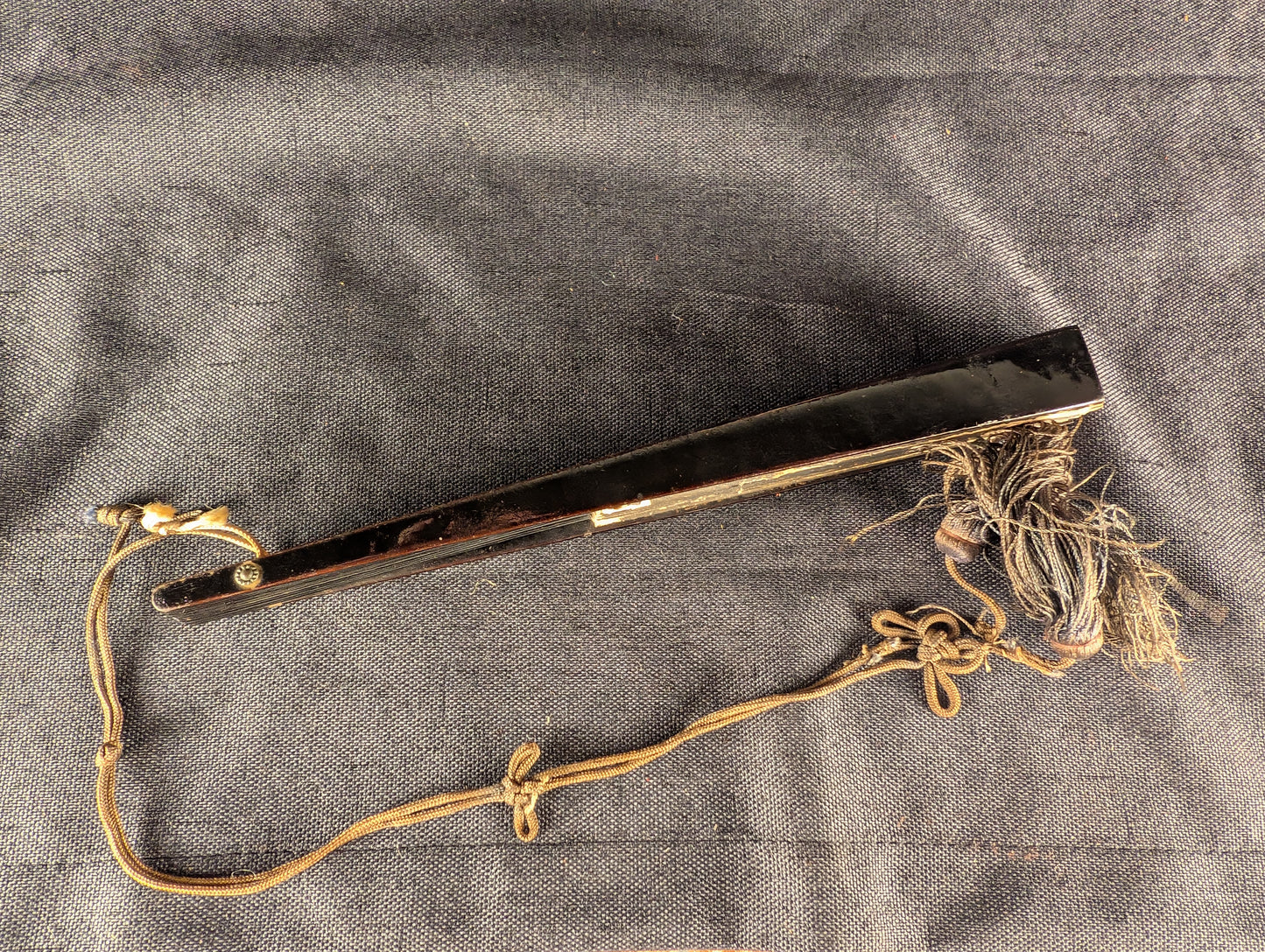 武徳 徳武 -  Butokukai Tokutake – Japanese Iron War Fan (Tessen) – TN-007
