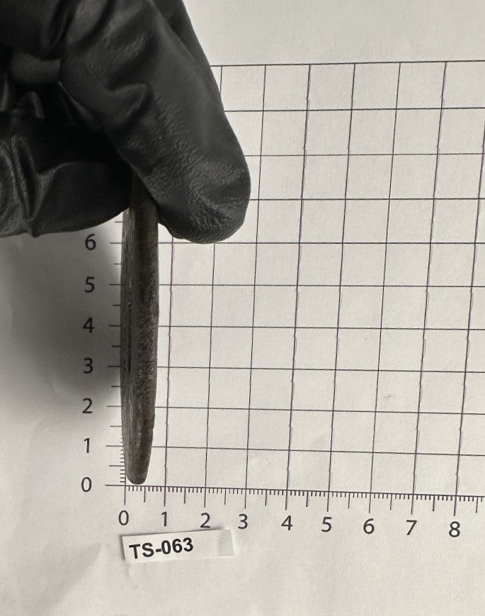 Iron Tsuba with Seal Script Inlay – TS-063