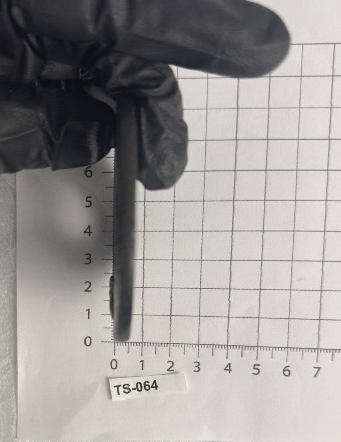 Iron Tsuba with Rabbit Among Grasses – TS-064