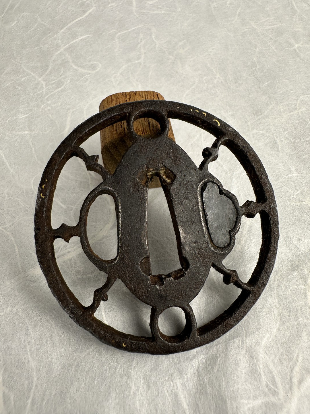 Iron Maru-gata Sukashi Tsuba – TS-074