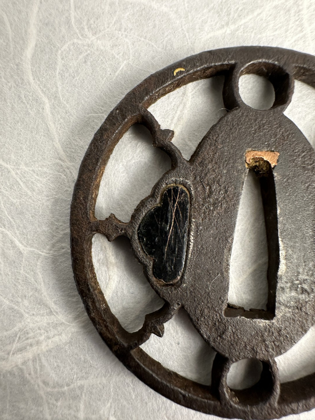 Iron Maru-gata Sukashi Tsuba – TS-074