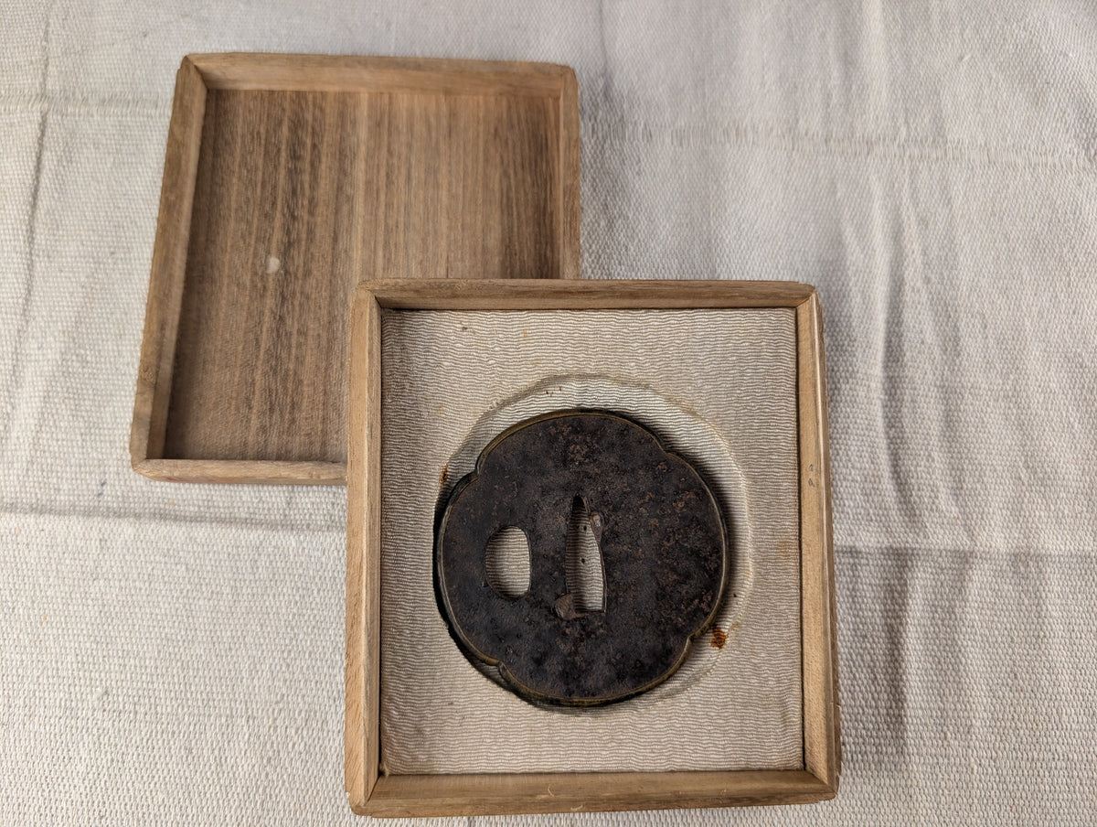 Iron mokko-gata Tsuba – TS-179